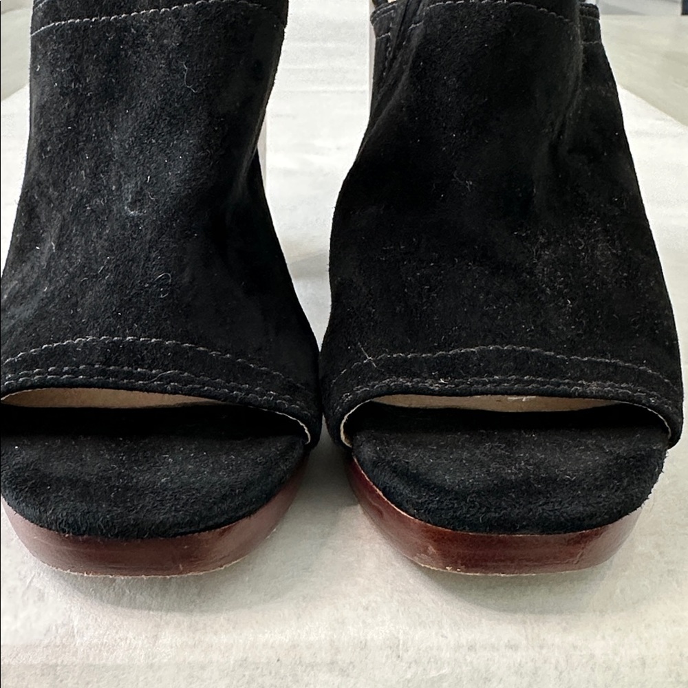 Frye Karissa Black Suede Mule - Picture 4 of 11